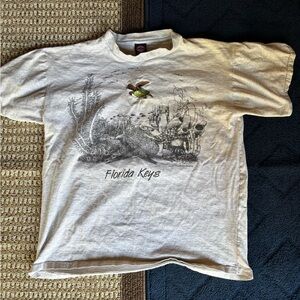 🔥 Vintage 80’s Single Stitch Florida Keys T-shirt  XL 🔥